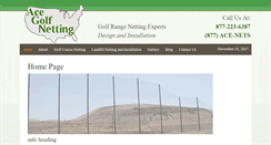 Desktop Screenshot of acegolfnetting.com